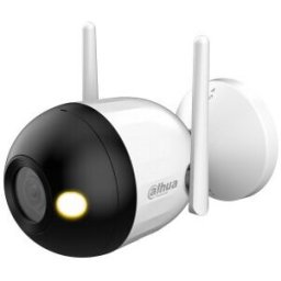 Cámara IP Bullet Dahua DH-F4C-LED - 4 MP IP Lente 2.8mm · Luz Cálida 30m · Micrófono Integrado Wi-Fi · Ethernet · IA · IP67