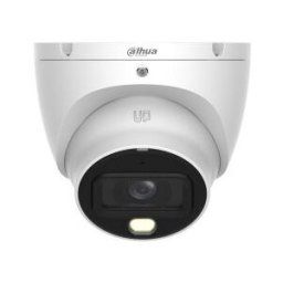 Cámara Domo CCTV Dahua HAC-HDW1809TLMN-A-LED - 8 MP 4K CVI/AHD/TVI/CVBS Lente 2.8mm · IR 20m Exterior · Micrófono Integrado · WDR 120 dB · Full Color 24/7
