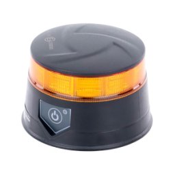 Baliza LED Recargable ECCO EB5200A - Luz Ámbar Estroboscópica · Recargable Montaje Magnético y de Succión · Uso Exterior
