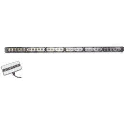 Barra de Luz de Advertencia Epcom XLT2136A - 76 cm (30") - 6 Módulos · 6 LED · Ámbar 12VDC · Múltiples Patrones de Flash