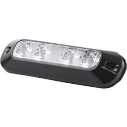 Luz Perimetral ECCO ED3704-RB - 4 LED Ultra Brillantes · Rojo/Azul 12-24 VDC · Uso Exterior