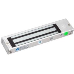 Cerradura Magnética YLI YM-180N LED - 350 Lbs · 12V DC Compatible con Soportes MBK180NLC y MBK180NZL · Para Puerta de Madera, Vidrio o Metal