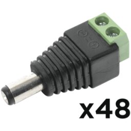 Adaptador de Alimentación Epcom PAQ48JR52 - 12 Vcc · Kit 48 Piezas Tipo Lineal · Uso Universal