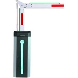 Barrera Vehicular WEJOIN - Brazo Octagonal Articulado de 3 m · Apertura 3 seg Uso Intensivo · 24 VDC · Dirección Ajustable Izquierda con LED
