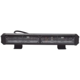 Barra de Luz de Advertencia Epcom XLT2132A - 28 cm (11") · Ámbar 12VDC · 2 Módulos de 6 LED