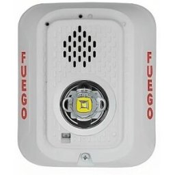 Sirena System Sensor P2WLEDSP - Lámpara LED Estroboscópica · Blanca 24VDC · Montaje en Pared · Configuración Estroboscópica Seleccionable