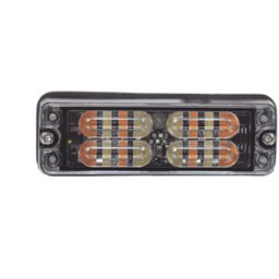 Luz Perimetral ECCO ED3511AW - 12 LED Ultra Brillantes · Ámbar 12-24 VDC · Uso Exterior