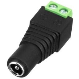 Adaptador CCTV BRobotix - Tipo Jack 3.5 mm Hembra · Uso Video Conector 3.5 mm · Color Negro · Paquete 50 Piezas
