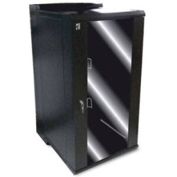 Gabinete Derrant GMA6622UR-AB - 19" - 22U 600mmx1155mmx770mm Acero · Negro · Rack independiente