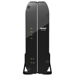 Sistema de Discos NAS Qnap TS-410E - 0 TB Intel Celeron J6412 2,6 GHz · 8 GB RAM · 4 Bahías QTS, Torre para PyMES