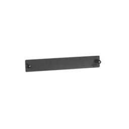 Panel Ciego Belden AX100066 - Color Negro Material Acero · Montaje en Pared Adaptador Para Panel de Parcheo Fibra Óptica · Alta Durabilidad