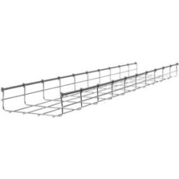 Charola Charofil Tipo Malla MG-50-434EZ - Acabado Electro Zinc 66mm x 250mm x 3m Capacidad hasta 263 cables Cat6 · Alta resistencia y durabilidad
