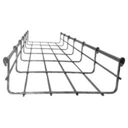 Charola Charofil Tipo Malla - Bimetálica 66x200x3000 mm Uso Exterior y Zonas Húmedas · Capacidad Hasta 210 Cables Cat6