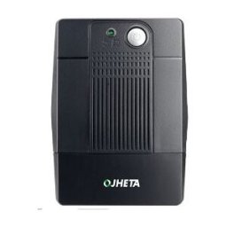 UPS JHETA Neo LED 500 · 500VA/240W · 6 Contactos NEMA 5-15R · Tecnología Standby (Offline) · Batería 12 V 4,5 Ah · Negro · Modelo 821500-01