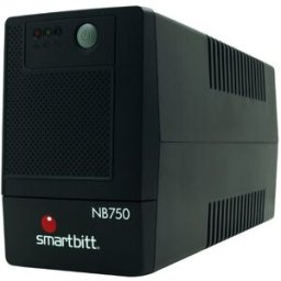 No Break Smartbitt NB750 - 750VA / 375W - 6 Contactos NEMA - Regulación y Supresión de Picos - Respaldo de Batería 35 Min - LED Indicador