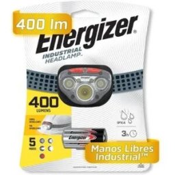 Linterna Manos Libres Energizer LINENEVISIND - Linterna LED de Alta Potencia · 400 Lúmenes Durabilidad Extendida · Uso Profesional