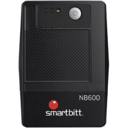 UPS Smartbitt Smart Interactive 600 - 600VA·300W · Línea Interactiva · 4 Contactos NEMA 5-15R · Batería 12V 4.5Ah · Respaldo 30 min · LED · Negro