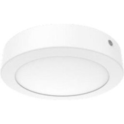 Lámpara Tecnolite PTLLEDD-R/002/40/B - Plafón Redondo de Sobreponer · 12W 4000K (Luz Blanco Frío) · Iluminación LED