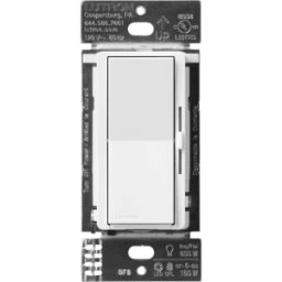 Atenuador de Pared Lutron DVRF6LWH - Control de Iluminación · 120V No Requiere Cable Neutro · Compatible con LED 150W e INC/HAL 600W · Color Blanco