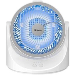 Ventilador de Mesa Steren FAN-200 - Mesa · 19 cm · 3 Velocidades Enfriador de Aire · Luz LED · Color Blanco