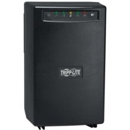 UPS Tripp Lite OmniVS 1500VA 940W Potencia 8 Contactos NEMA 5-15R Línea Interactiva con AVR Torre Negra con Puerto USB y Protección RJ45/Telefonía