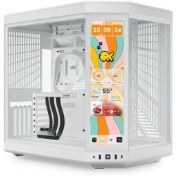 Gabinete Gamer HYTE Y70 Touch Infinite - Media Torre - E-ATX/ATX/Micro ATX/Mini ITX - Panel Lateral - Blanco