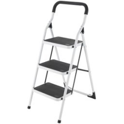 Escalera Plegable Tipo Taburete Surtek - Altura 1.13 m · Uso Profesional Acero Resistente · Modelo SYS-ETT-3