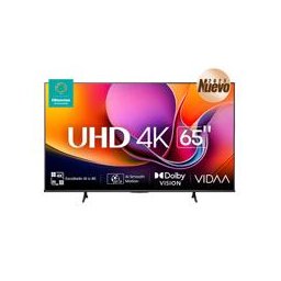 TELEVISION 65 PULGADAS LED HISENSE 65A65NV SMART VIDAA, 4K UHD, DOLBY VISION HDR10, DTS VIRTUAL X, WIFI