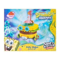 Bob Esponja Set Bloques Figuras Oficial Patricio Patty Wagon Construcción Regalo Niños