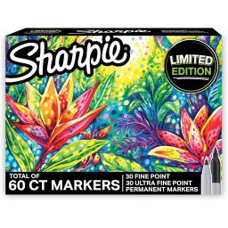 Sharpie Juego Marcadores Permanentes Edición Limitada Punta Fina y Ultrafina 60 unidades