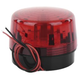 Estrobo SFire SF-1301-BAQ · Luz Estroboscópica LED 35 LEDs · 8 Patrones de Parpadeo Ajustables · Batería 9V con Respaldo · Compatible 12-24 Vcc/Vca · Resistente IP66/IP55