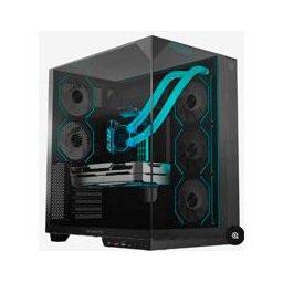 GABINETE GAMER BALAM RUSH TANK MAJESTIC 7600 / MEDIA TORRE / ATX/MICRO ATX- MINI ITX / VENTILADORES ARGB / TRIPLE PANEL DE CRISTAL TEMPLADO / NEGRO / BR-941495