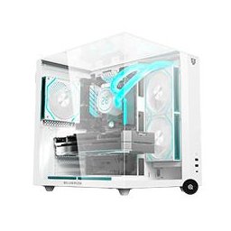 GABINETE GAMER BALAM RUSH TANK MAJESTIC 6600 / MEDIA TORRE / ATX/MICRO ATX- MINI ITX / VENTILADORES ARGB 3X120 MM / TRIPLE PANEL DE CRISTAL TEMPLADO / BLANCO / BR-941532