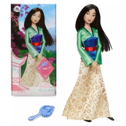 Disney Princesas Muñeca Clásica Oficial Mulan 29cm Regalo Juguete