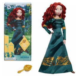 Disney Princesas Muñeca Clásica Oficial Merida Brave 29cm Regalo Juguete