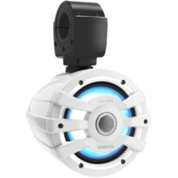 Altavoz Torre JVC XM77TWL - 100W RMS · 7.7" PP Mica Cone · 4 Ohm · 60Hz-20kHz IPX6 Resistente al Agua · RGB Control · Incluye RF Remote · Sincronización 12 Pares