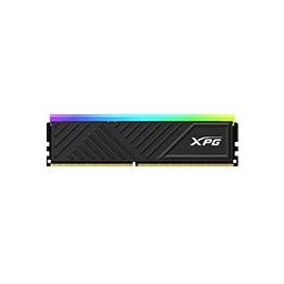 MEMORIA XPG SPECTRIX D35G UDIMM DDR4 16GB PC4-25600 3200MHZ CL16 288PIN 1.35V RGB CON DISIPADOR PC/GAMER COLOR NEGRO AX4U320016G16A-SBKD35G