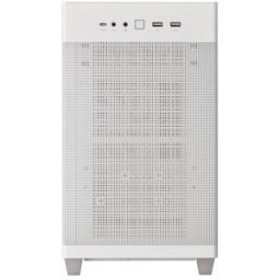 Gabinete ASUS Prime AP201 MicroATX - Mini Torre - Micro ATX/Mini ITX - Panel Lateral - Blanco