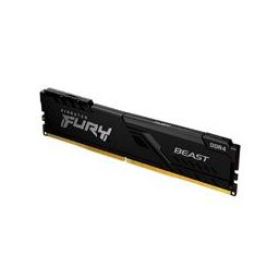 MEMORIA RAM KINGSTON DIMM DDR4 16GB 3200MT/S FURY BEAST CL16 288PIN 1.35V C/DISIPADOR DE CALOR P/PC/GAMER/ALTO RENDIMIENTO KF432C16BB1/16