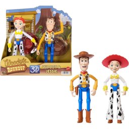 Figura Disney Pixar Toy Story Woody & Jessie Diseño Auténtico y Articulación Para Posar