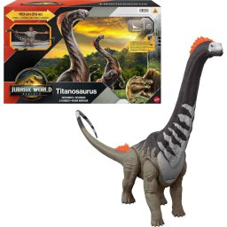 Figura Jurassic World Rebirth Titanosaurus Para niños de 4 años en adelante