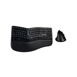 KIT ACTECK CREATOR VIRTUOS FITT MK770 / TECLADO Y MOUSE / INALAMBRICO / RECEPTOR USB / MULTIMEDIA / ESPAÑOL / 118 TECLAS /TECLADO MEMBRANA / MOUSE VERTICAL ERGONOMICO / WINDOWS - MACOS / AC-936248