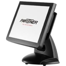 Monitor táctil Partner Tech PM-15BZ 15" LED LCD - 350 nits Touch resistivo · Panel frontal IP54 · Resolución 1024 x 768