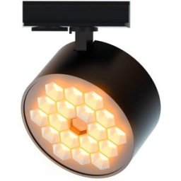 Lámpara Tecnolite 10DYSNLED371MV30GN - Lámpara LED de Riel · 10W 3000K (Luz Cálida) · No Atenuable, Acabado Negro