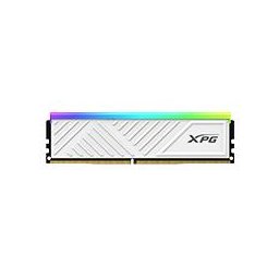 MEMORIA XPG SPECTRIX D35G UDIMM DDR4 16GB PC4-25600 3200MHZ CL16 288PIN 1.35V RGB CON DISIPADOR PC/GAMER COLOR BLANCO AX4U320016G16A-SWHD35G