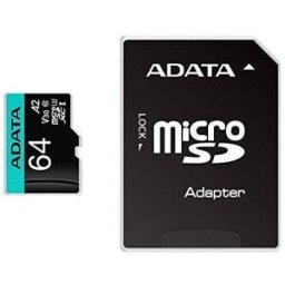 Memoria MicroSDXC ADATA Premier Pro - 64GB - C/Adaptador