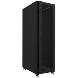 Gabinete Nexxt NPC-S42U81B - Rack independiente 42U 800mmx1000mmx variable Acero · Negro · Capacidad 800 kg · 4 ventiladores · Gestión de cables · IP20