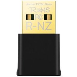 Mini Adaptador USB Inalámbrico TP-LINK ARCHER-TX20U-NANO - Doble Banda AC 600 Mbps · Antena Omnidireccional USB Nano · Compatible con PC y Laptop