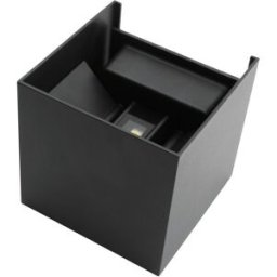 Luminaria LED INNLITE ADE-021 - Luminaria de Pared Doble Disparo · 6W 3000K (Luz Cálida) · Ángulo Ajustable · Negro Mate · Exterior