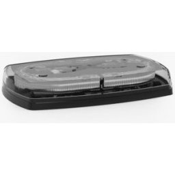 Mini Torreta de 48 LED ECCO 5540CAC - Montaje Cableado · Ámbar con Lente Transparente 12V · Certificación SAE